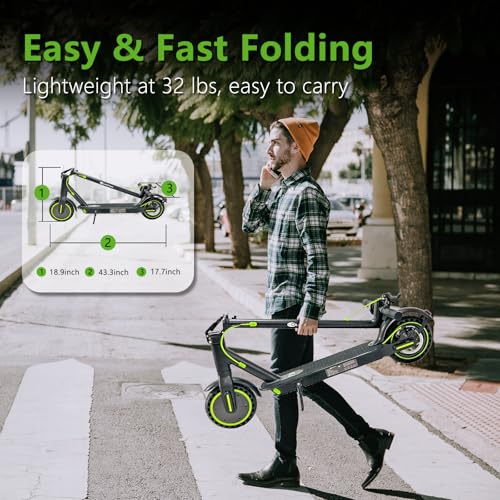 500W Foldable Electric Scooter with LED Display K101