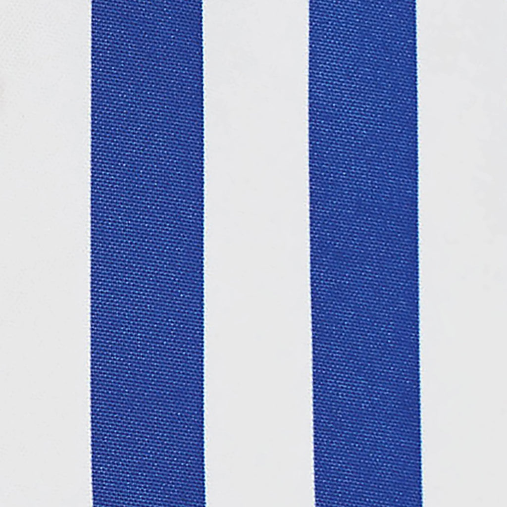 Blue & White Stripe Folding Beach Lounger R415881