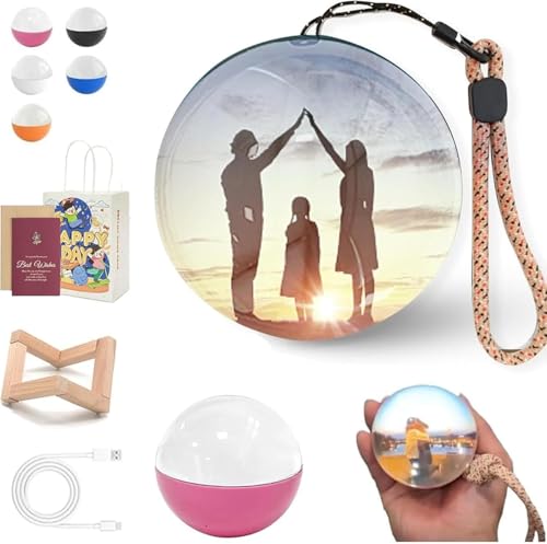 Christmas Ornament LED Crystal Ball Player C28380