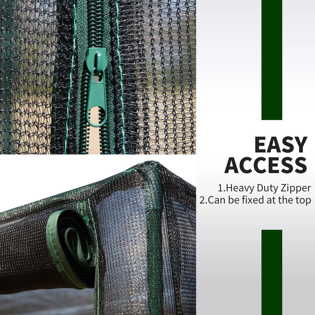 Outdoor Walk-in Crop Cage with HDPE Cover D975328