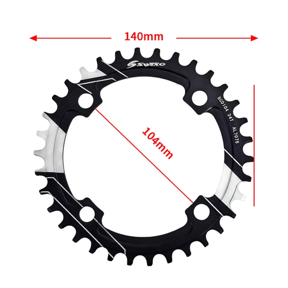 170mm 104 BCD Mountain Bike Crankset with Chainring and Bottom Bracket U53001