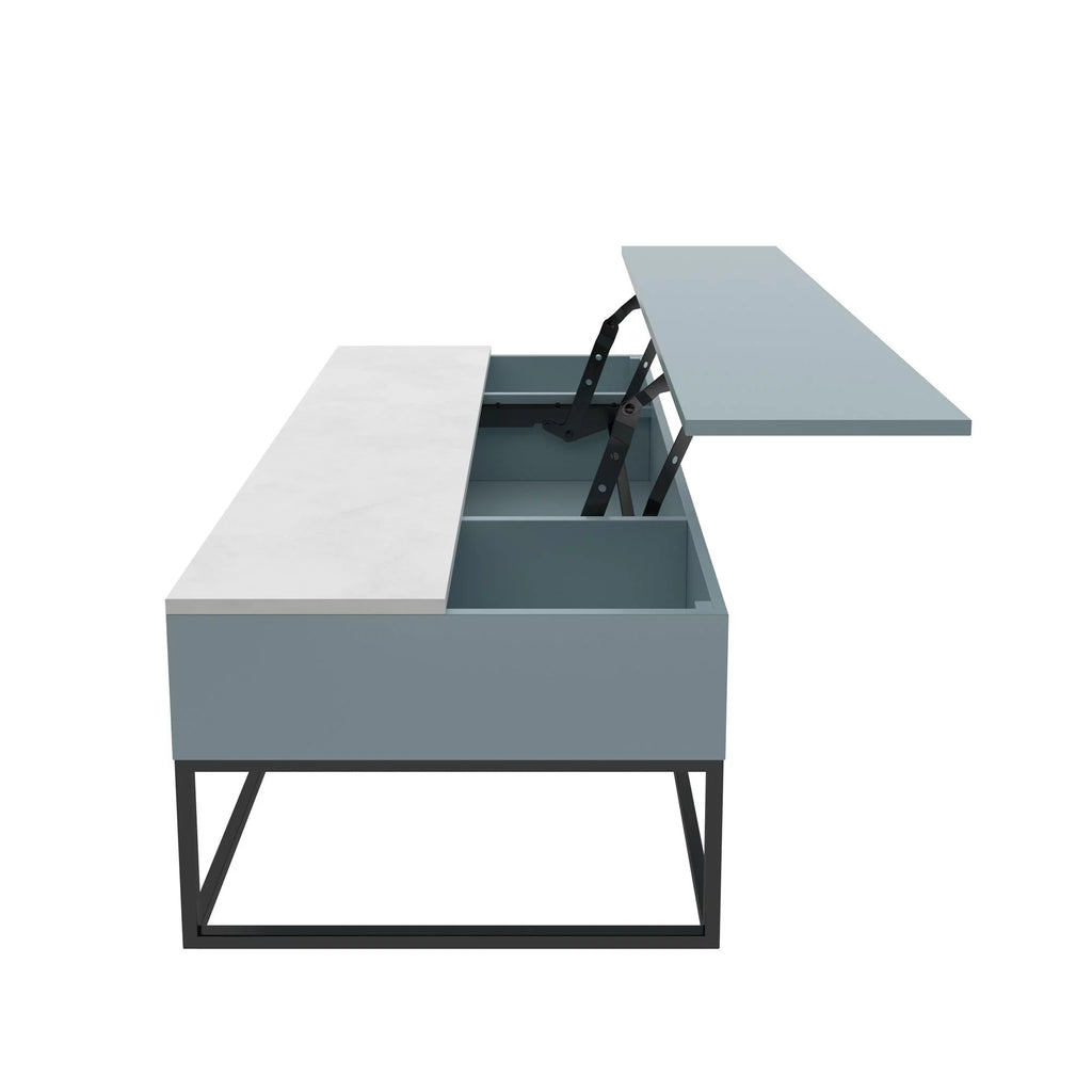 Powder Blue Lift-Top Coffee Table W2893