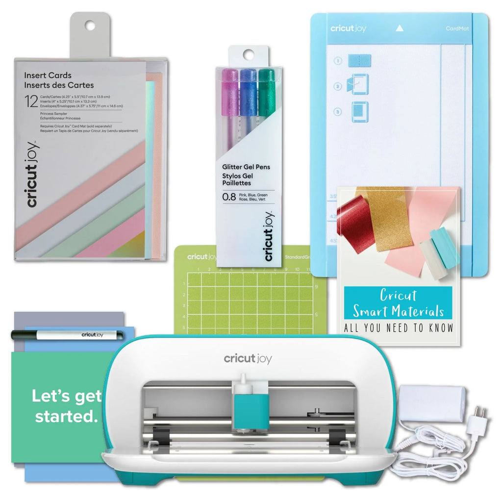Cricut Joy Smart Machine with Vinyl Decal Sampler & Tools Starter Bundle O22191