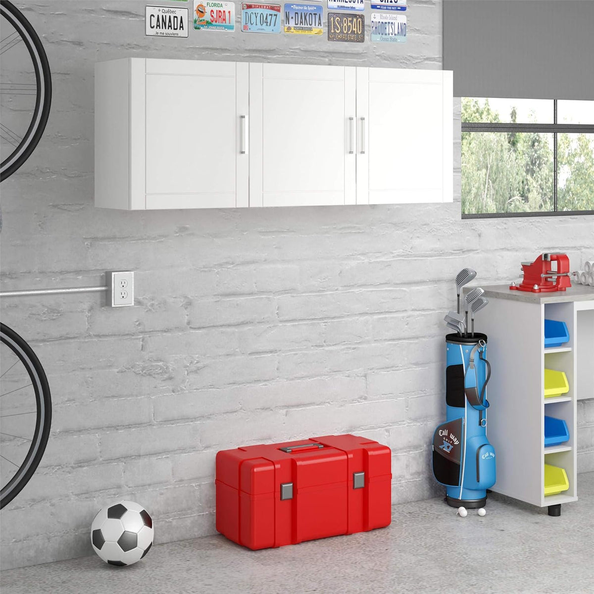 White 36 Inch Utility Storage C9408