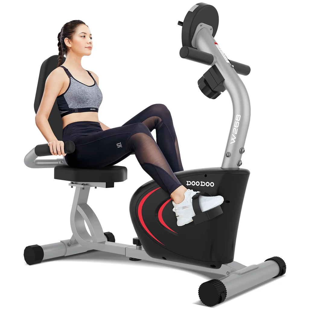 Recumbent Exercise Bike 8 Level Adjustable Magnetic Resistance E35069