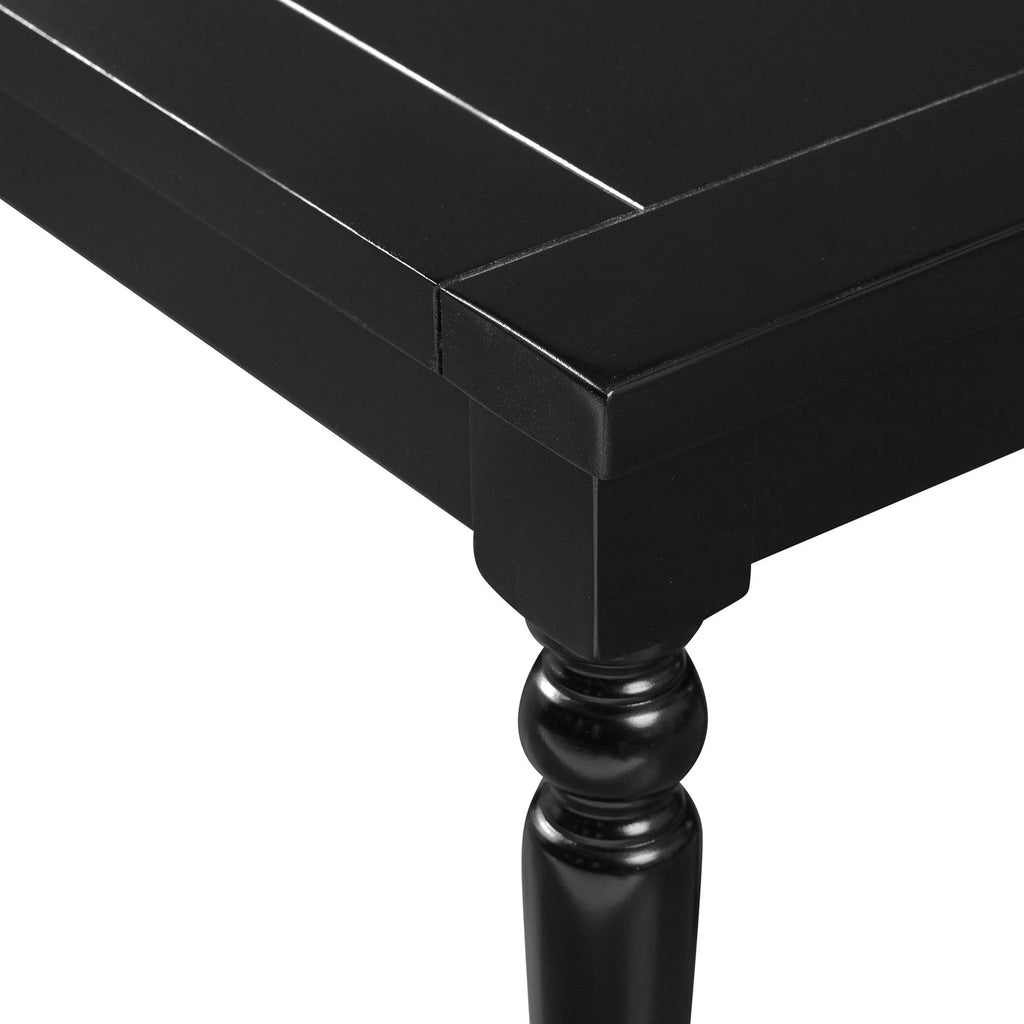 Black Dining Bench H340