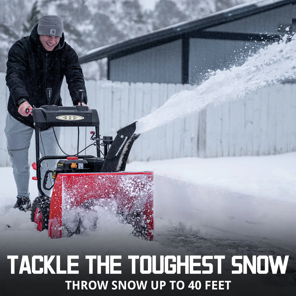 24 in. Two-Stage 212CC Self-Propelled Gas Snow Blower I64205