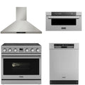 36 Electric Range, Range Hood, Dishwasher and Microwave T2328