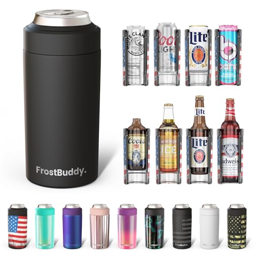 Stainless Steel Can Cooler for 12 oz & 16 oz Cans & Bottles Y703