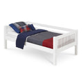 Twin Size Day Bed with Mission Headboard White Finish G2043