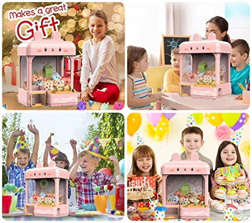 Large Claw Machine with Prizes, Adjustable Sound & Light, Candy Crane Vending Machine P73950
