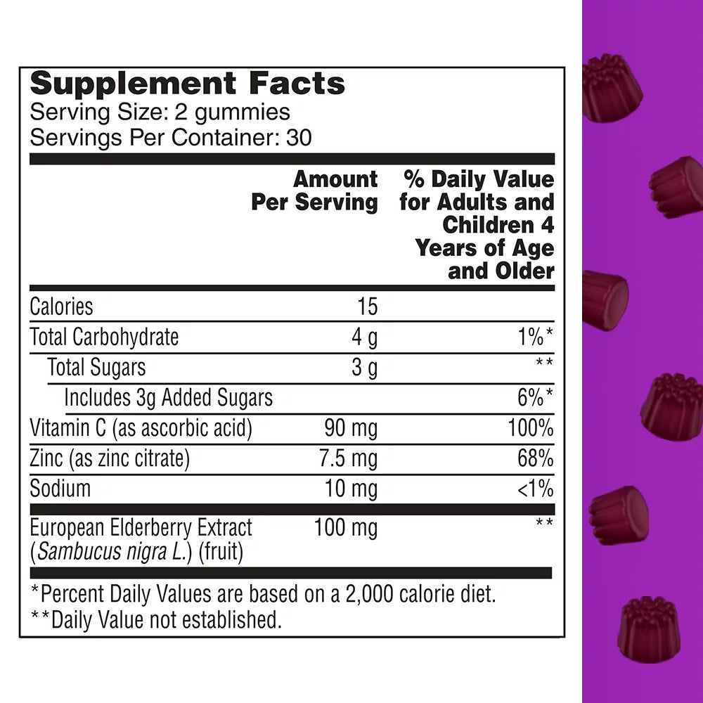 Kids Elderberry Gummies 60 Count C7820