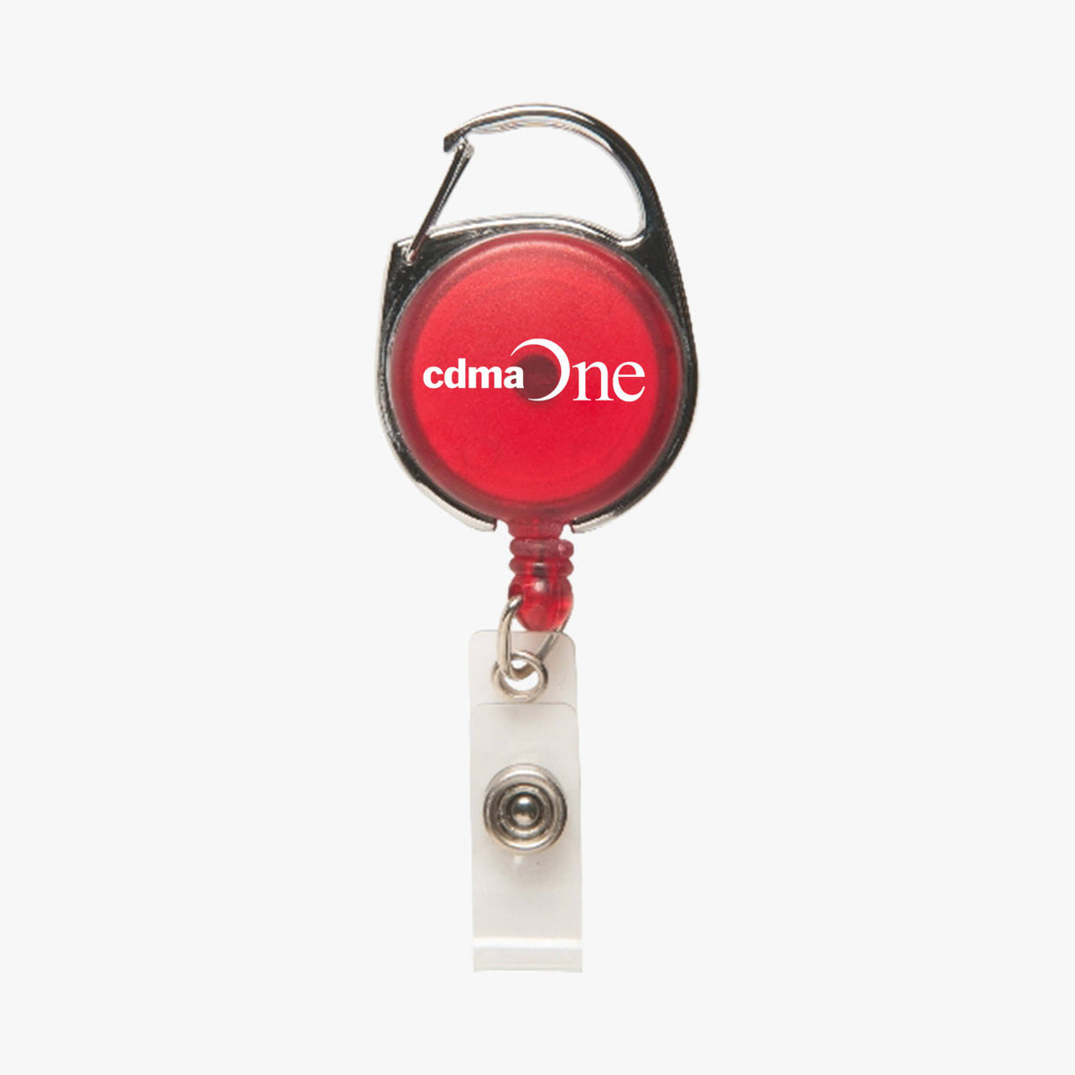 Custom Printed Retractable Carabiner Badge Holder Reel Z305