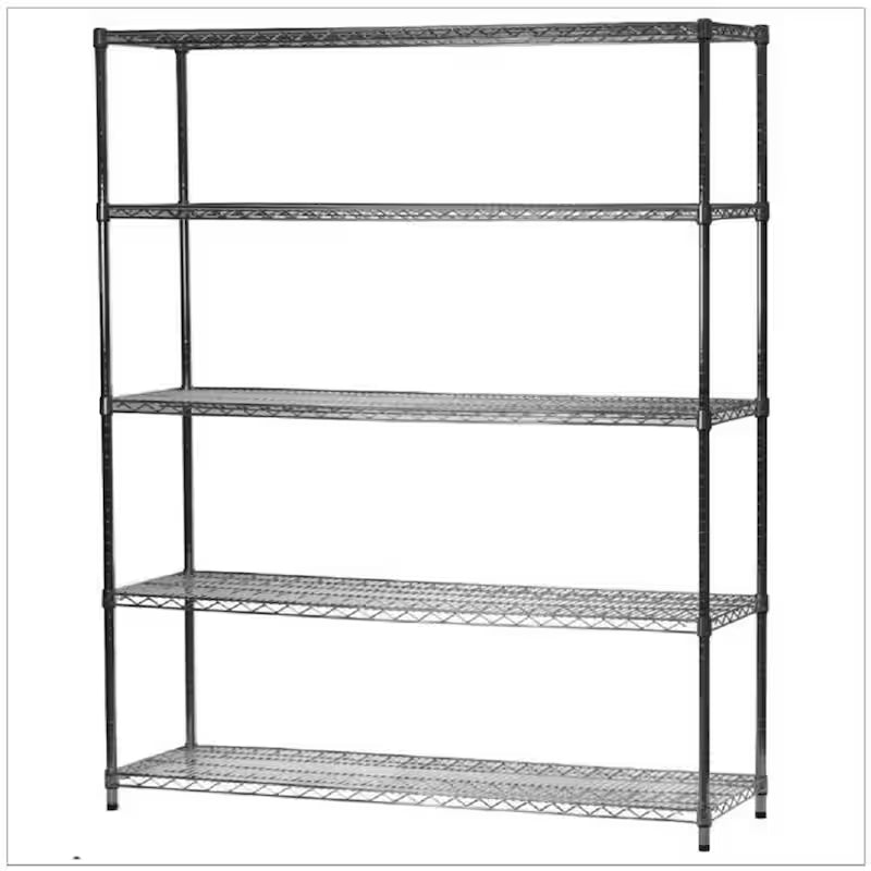 5-Tier Heavy Duty Steel Wire Shelving Unit X786