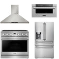 36 Gas Range, Range Hood, Refrigerator and Microwave X993685