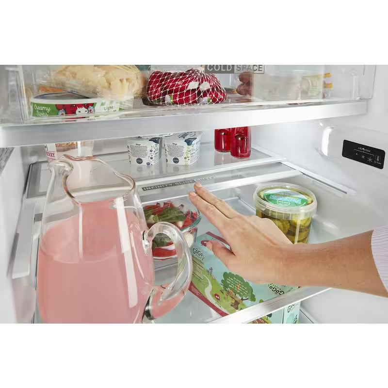 White Top Freezer Refrigerator A6295