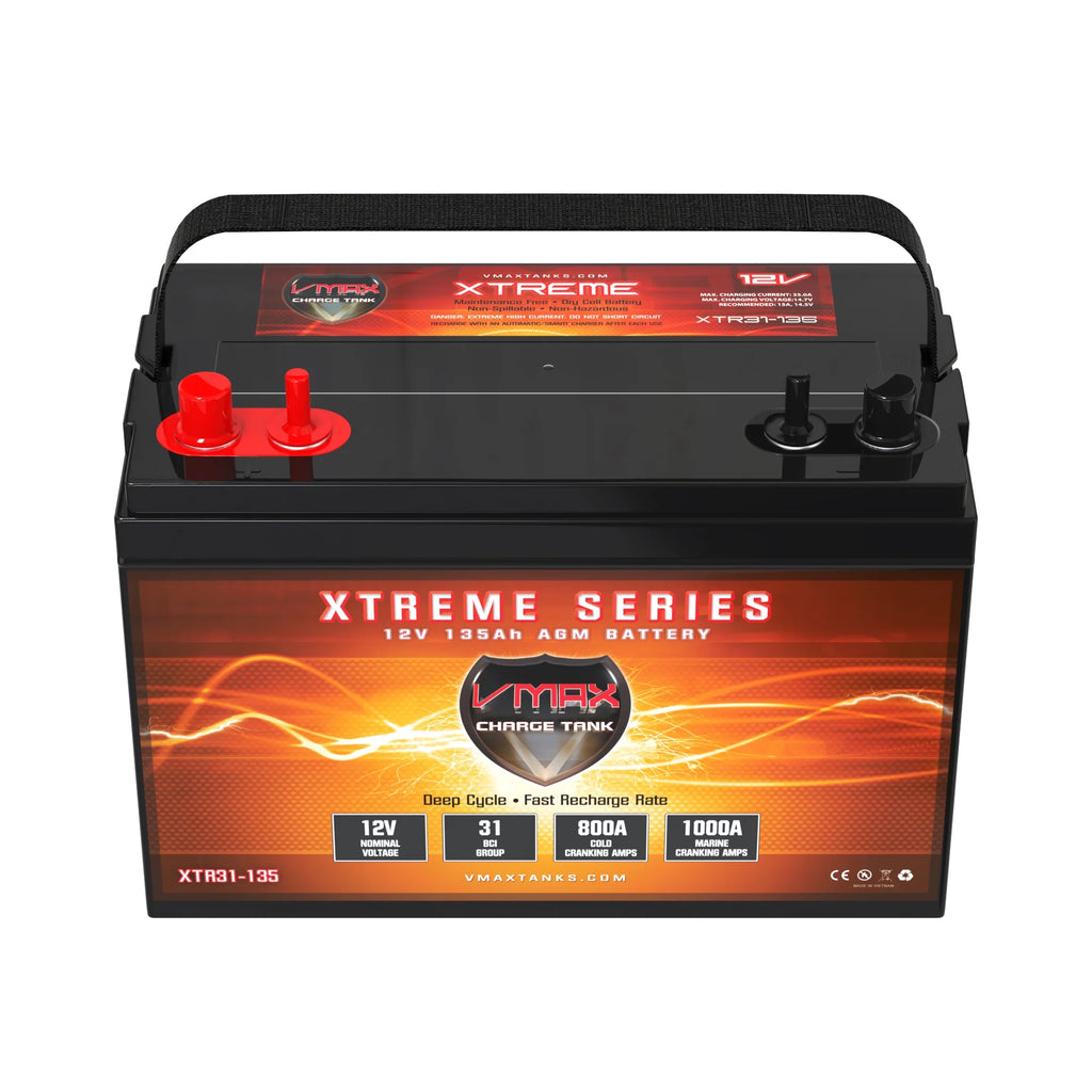 12V 135Ah Group 31 Agm Deep Cycle Battery H960