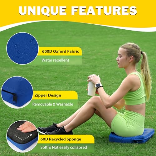 2 Pcs Water-Repellent Stadium Seat Cushions B97345