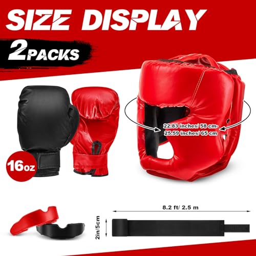 14 Pcs Boxing Set with 16 oz Boxing Gloves A839459