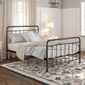 Black Full Metal Bed V37631