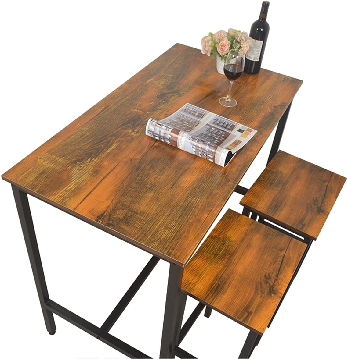 3-Piece Bar Table Set with 2 Stools Z959