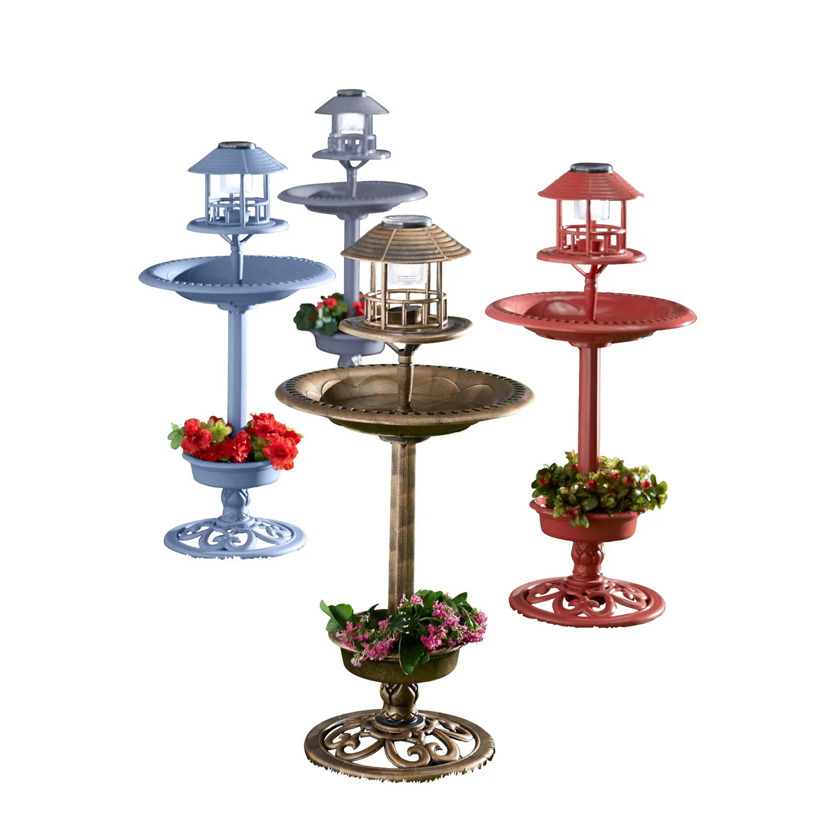 Solar Bird Bath M8743