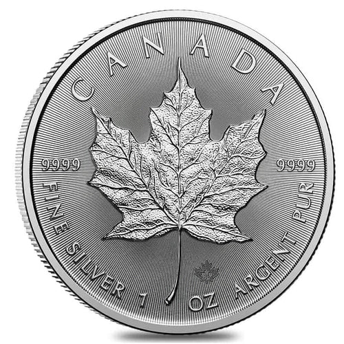 1 oz Canadian Silver Maple Leaf Coin M4839
