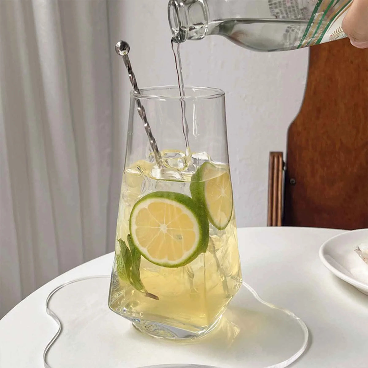 500ml Rhombic Drinking Glasses Y142