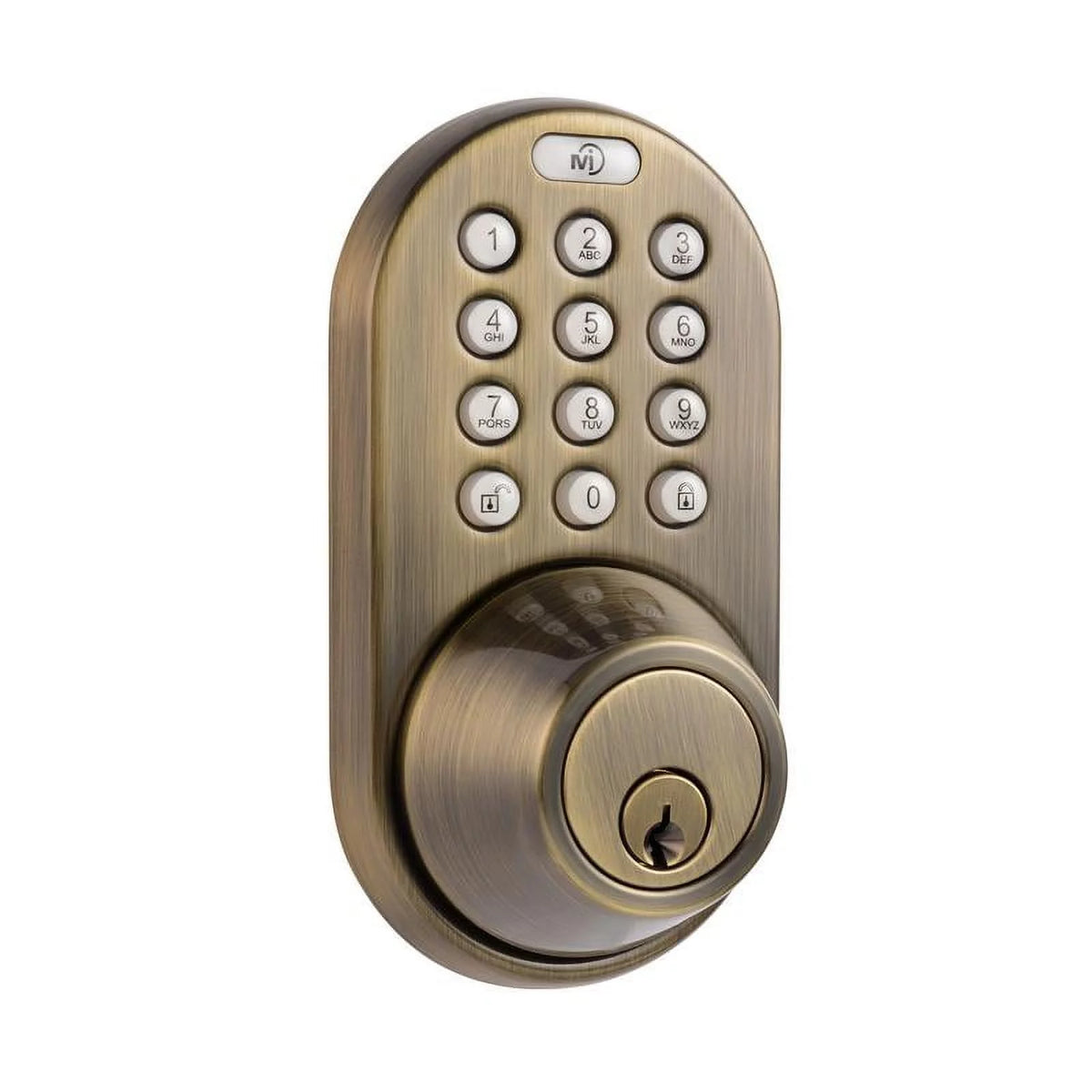 Antique Brass Digital Deadbolt Door Lock E8532