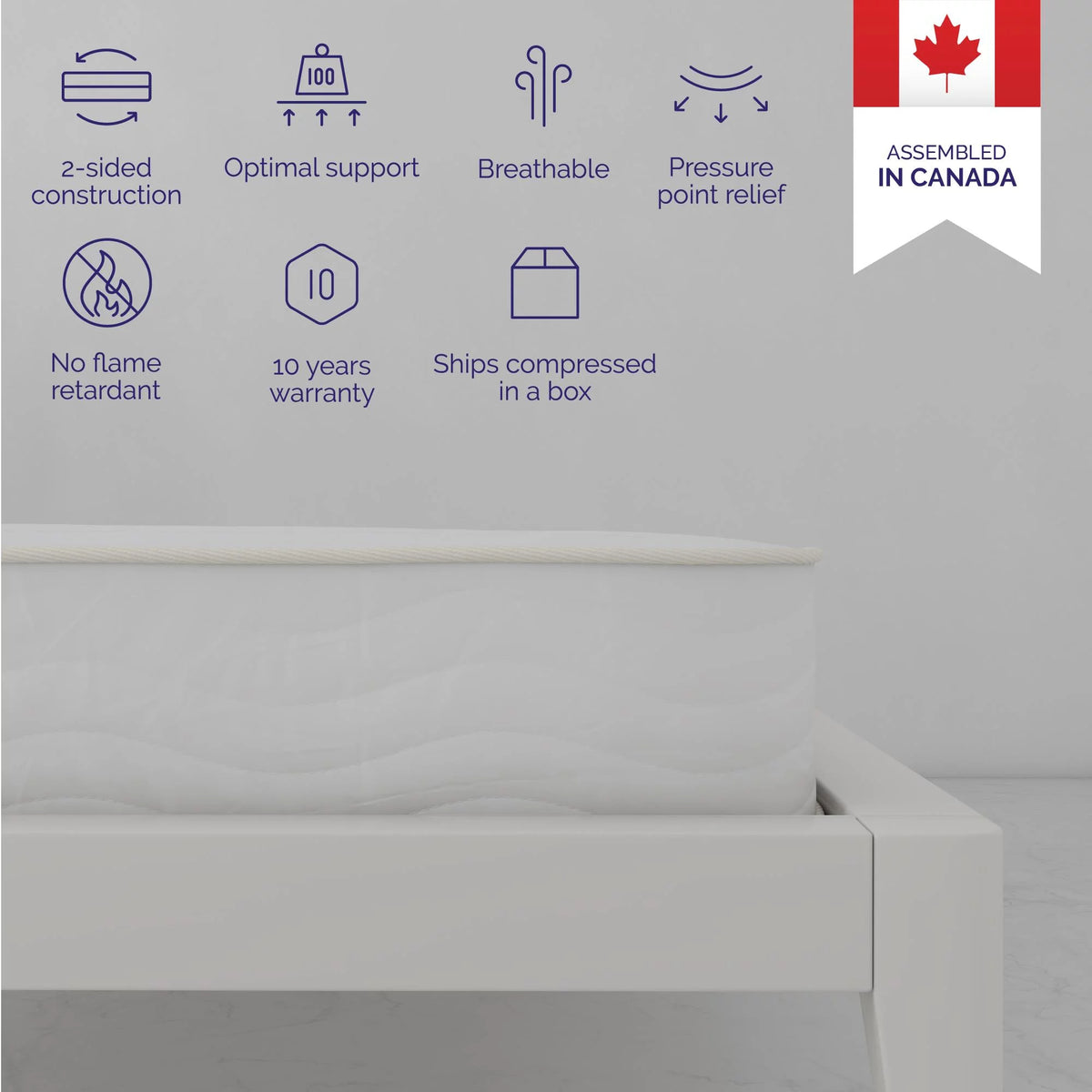 8'' 2-Sided Pocket Spring Mattress, Twin O2397