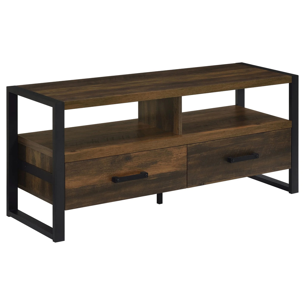 3-Drawer Farmhouse Wood TV Stand N17778