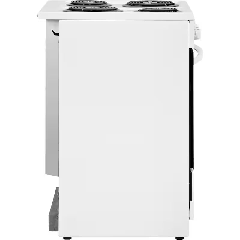 24 in. 1.9 cu. ft. Freestanding Electric Range in White B6116