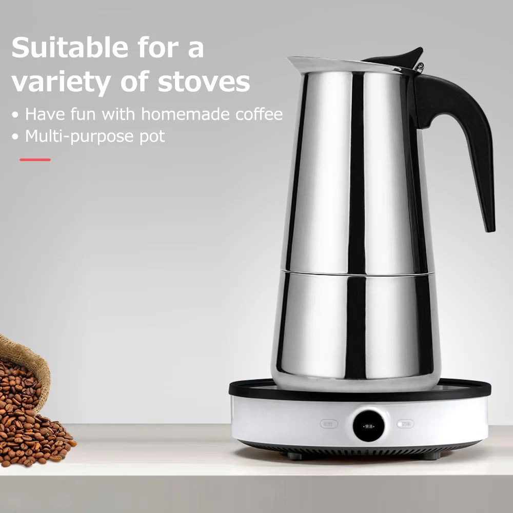 Stainless Steel Electric Coffee Maker A3871