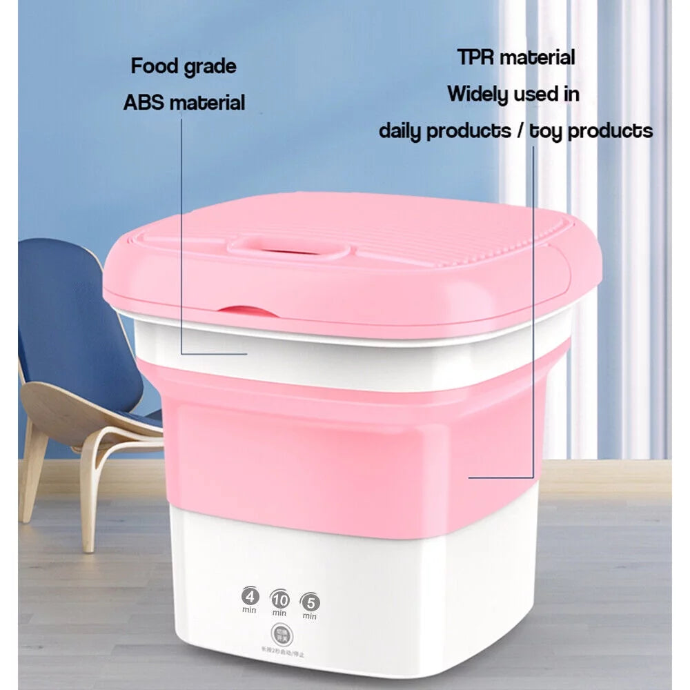 Foldable Clothes Washer with Dryer Bucket E83398