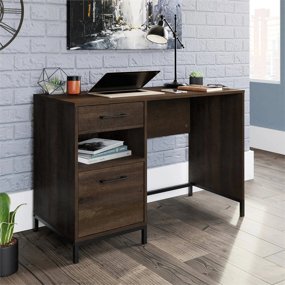 Contemporary Engineered Wood Desk V229334
