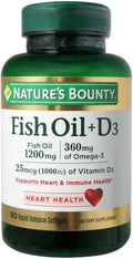Fish Oil + D3 1200 mg Softgels L1218