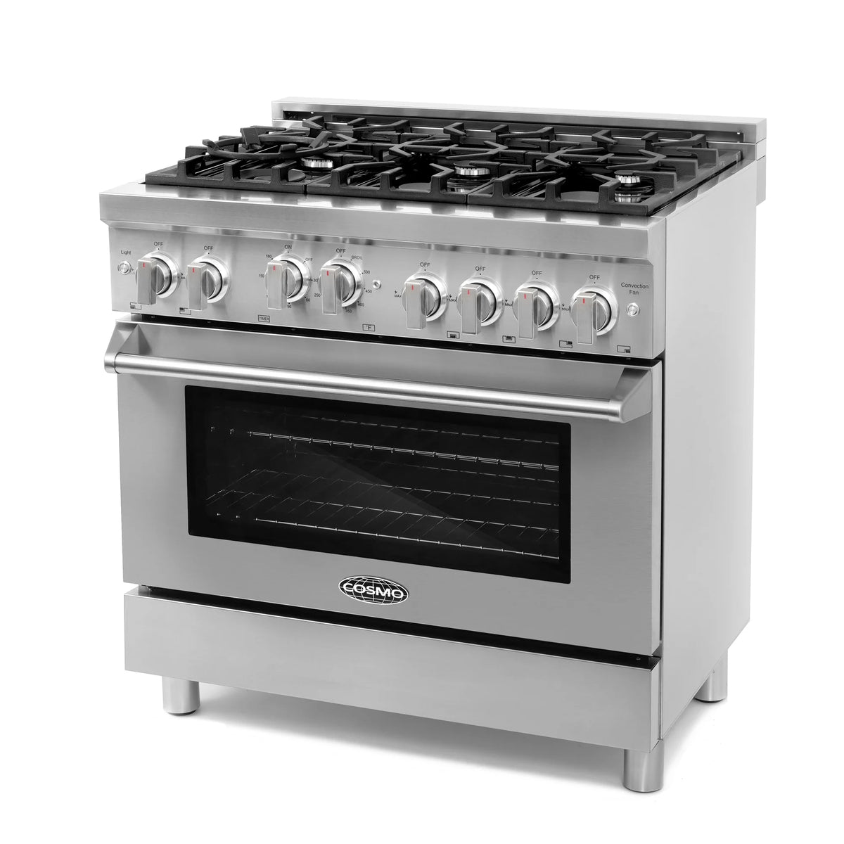 2 Piece Kitchen Appliance Package with Gas Range and Wall Mount Range Hood W555