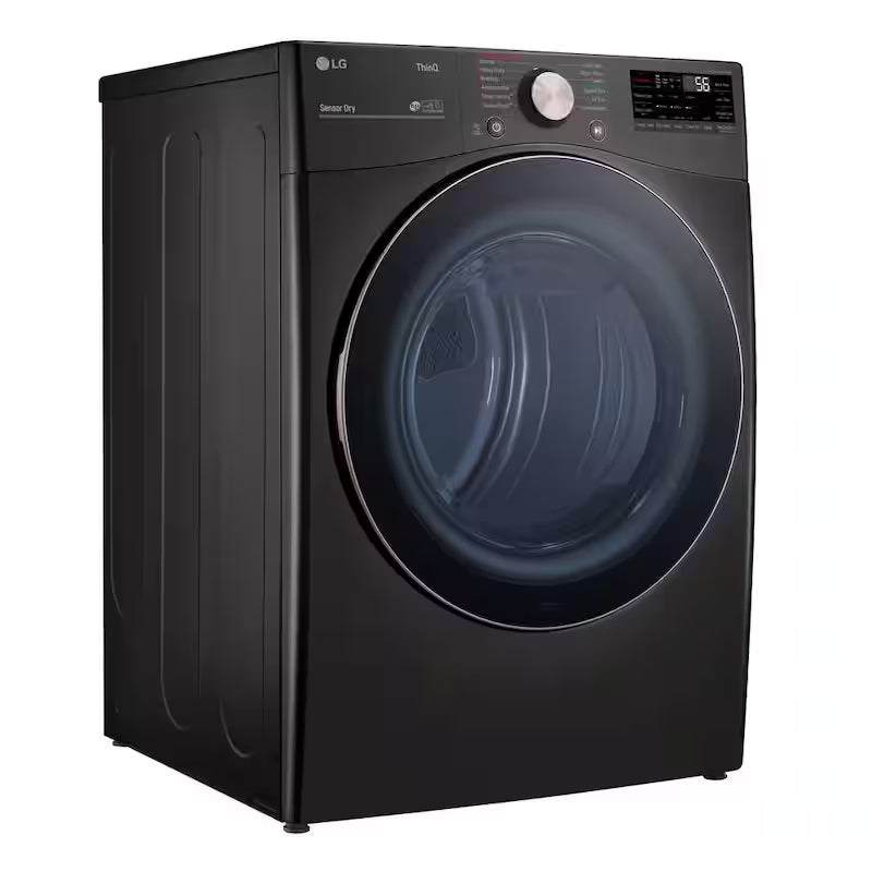 7.4 Cu. Ft. Vented Smart Stackable Gas Dryer in Black Steel B8062