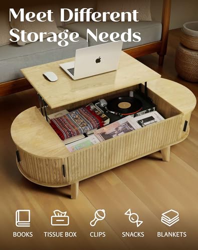Lift Top Coffee Table with Storage G684