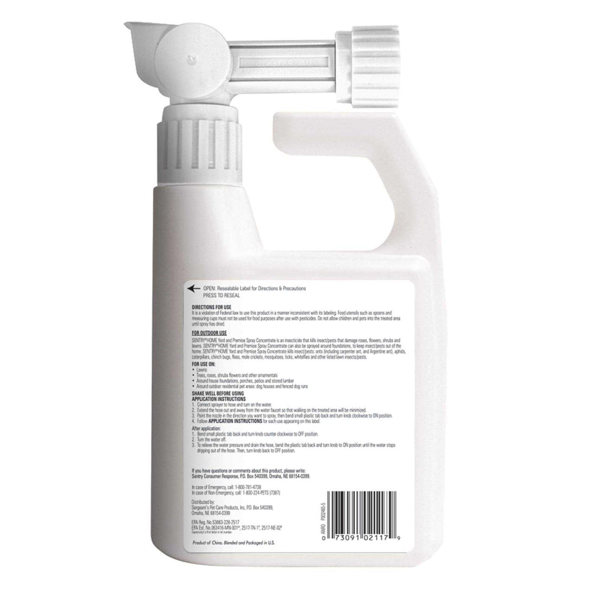 Yard Premise Spray Concentrate U2435