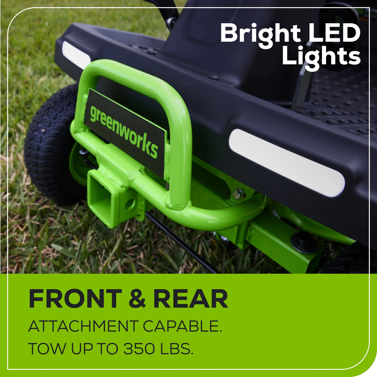 60V 30” Riding Lawn Tractor with Batteries & Charger G566744