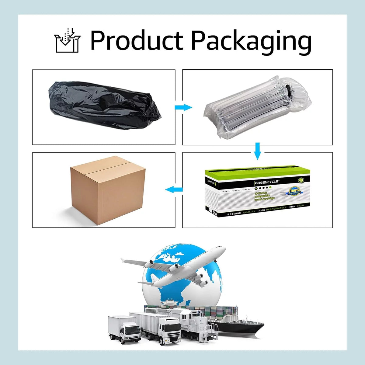 Black Toner Cartridge 6PCS M659