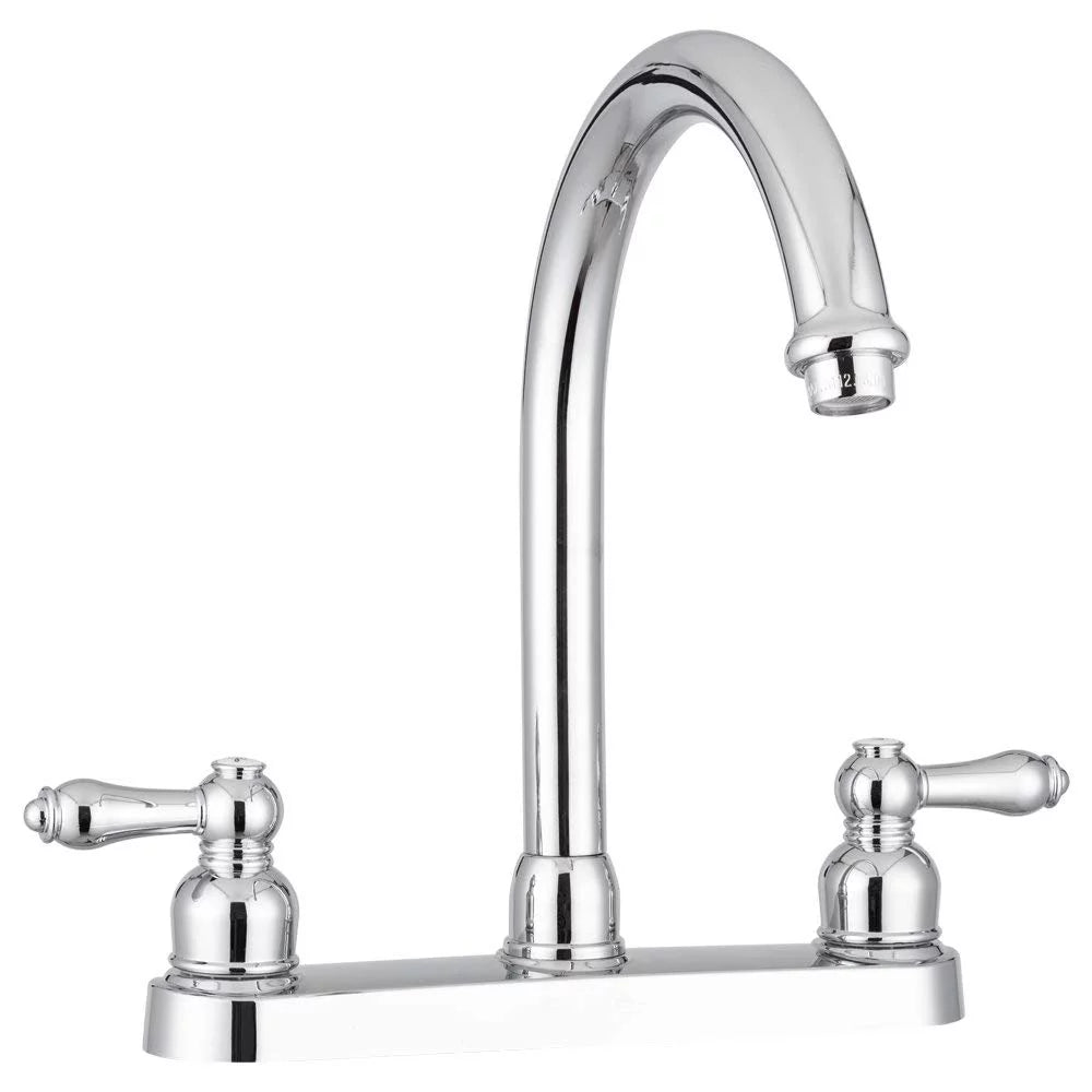 Chrome Polished Non-Metallic RV Kitchen Faucet F8166