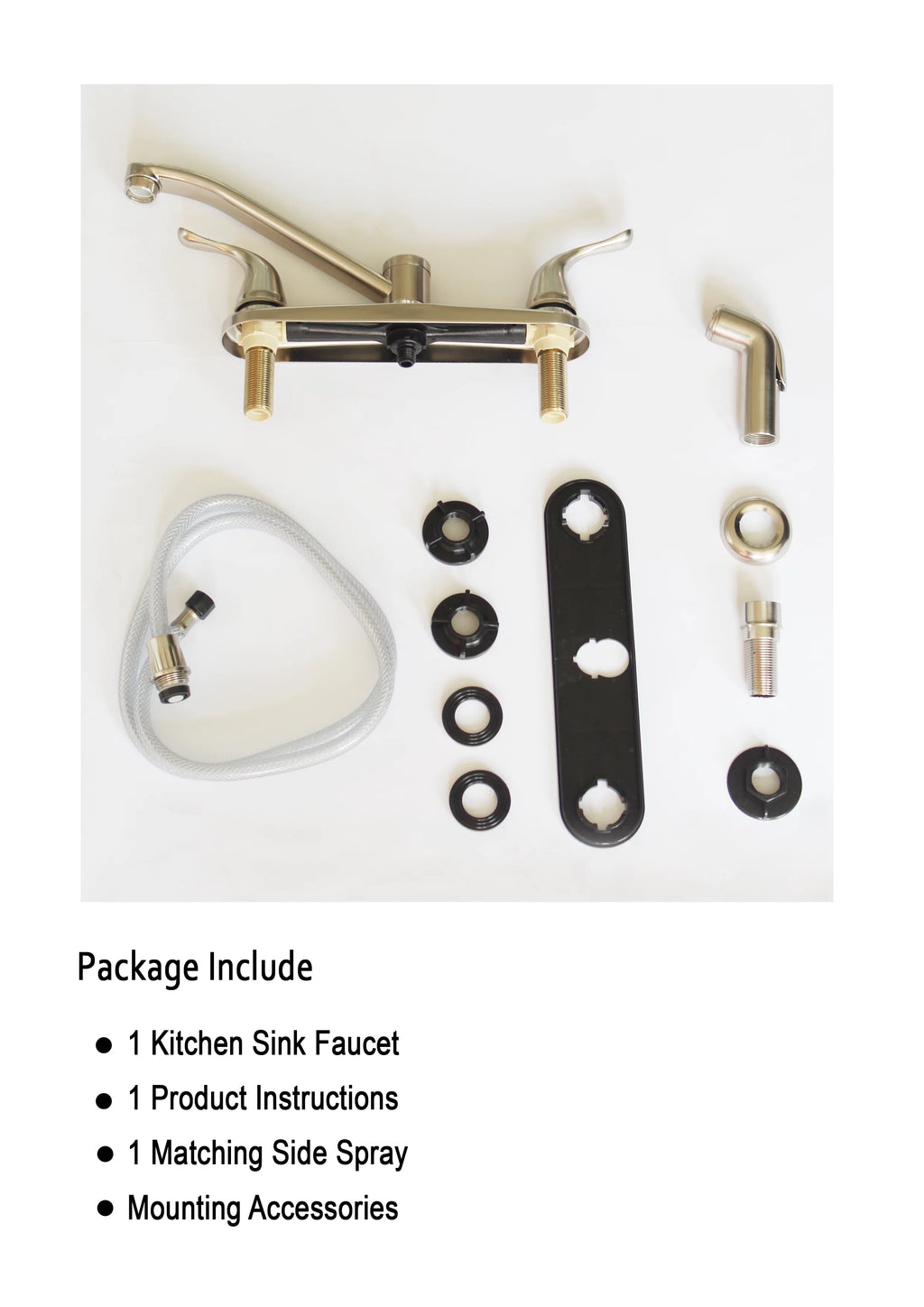 Kitchen Sink Faucet with Side Spray Z821