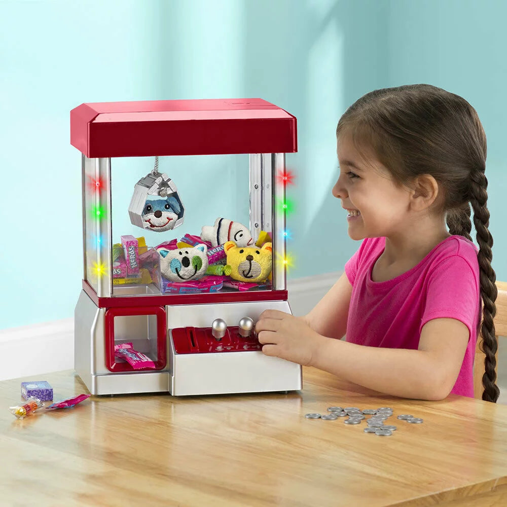 Claw Machine Arcade Game Candy Grabber Prize Dispenser Toy J86206