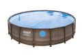 Round Power Steel Frame Above Ground Pool C9100