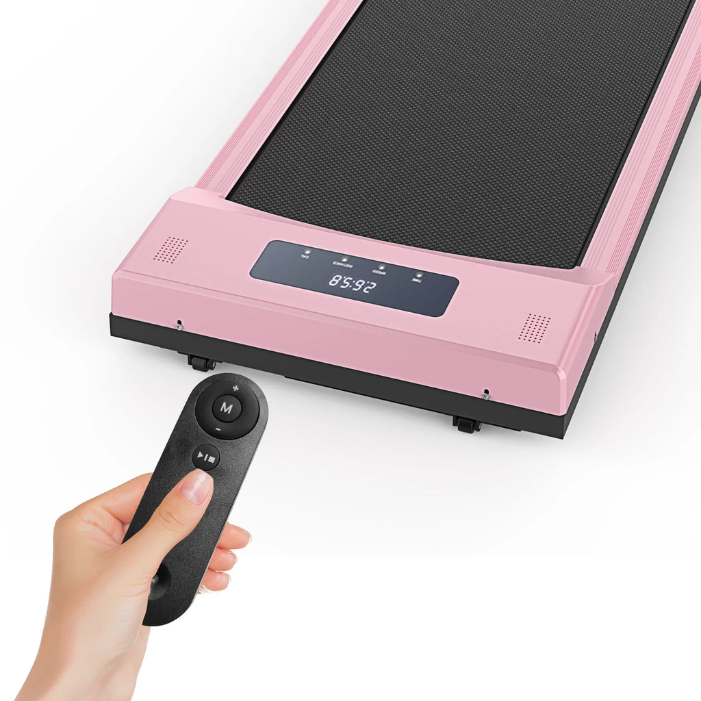 2.5HP Under Desk Treadmill with LED Display Wireless Remote Control Pink G66517