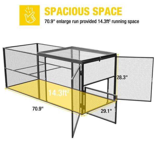 Chicken Coop Extension Run Z16353
