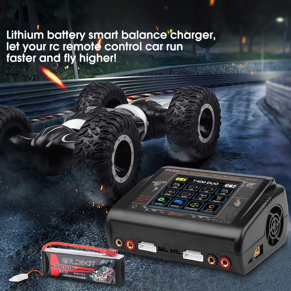 200W AC 400W DC 12A Touch Screen RC Battery Charger Discharger H6772