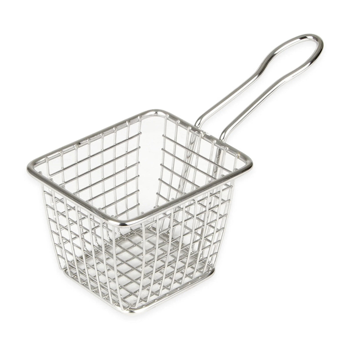 4" Mini Rectangular Stainless Fry Basket A2306